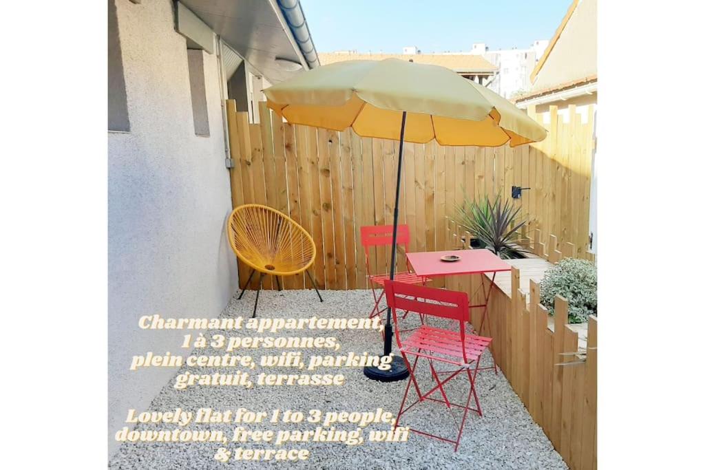 Tarbes Apartment | LE BILBAO, T2, centre-parking gratuit-terrasse