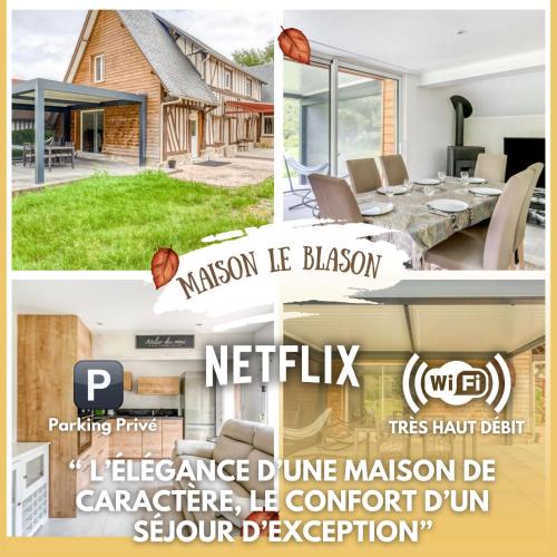 Jumieges House | Le Blason - Maison avec terrasse - Calme & nature