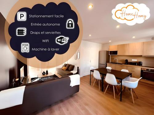 Montlucon Apartment | Le Blue Sight - Home Homy