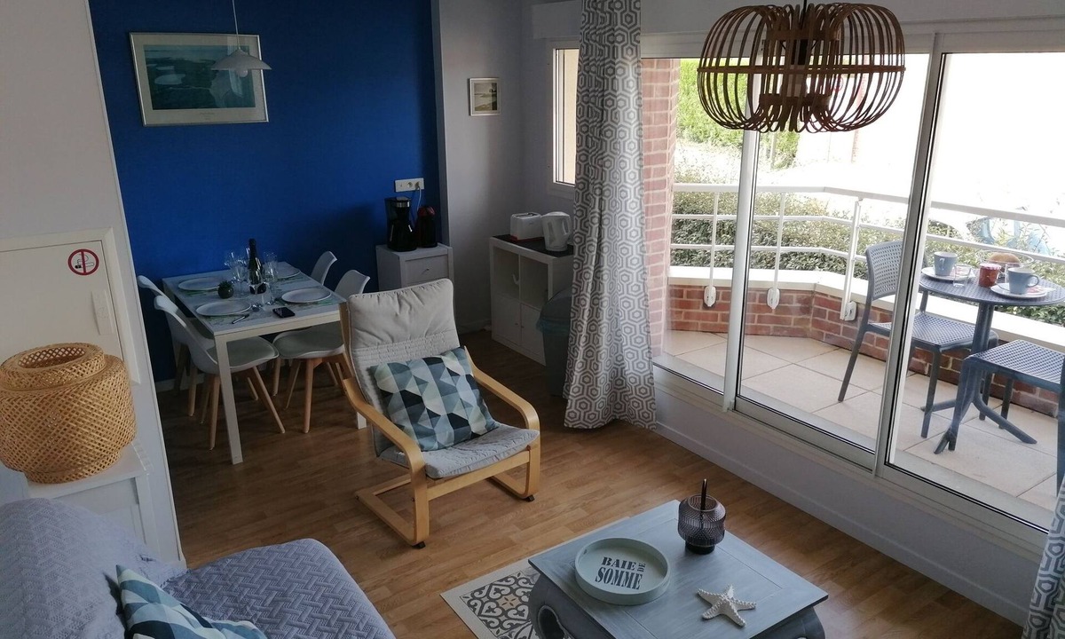 Saint-Valery-sur-Somme Apartment | "Le Calypso" - Apartment with private parking, elevator and balcony
