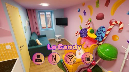 Pelussin Apartment | Le Candy by Clem