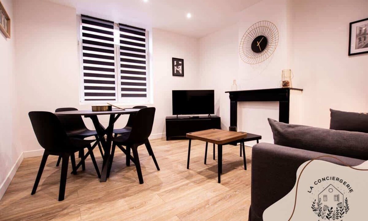 Lens Apartment | Le cantin-porain, wifi, centre ville, 2pers