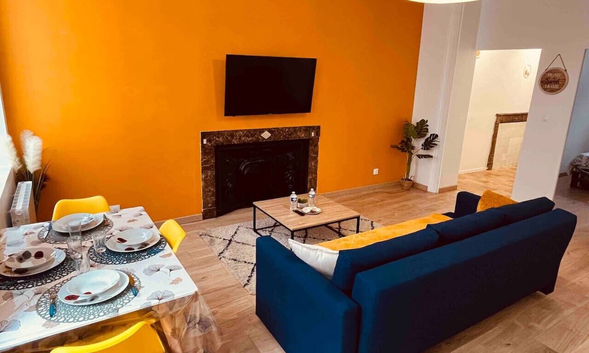 Cambrai Apartment | Le Ch`ti Cambrai, Logement Élégant, Centre ville