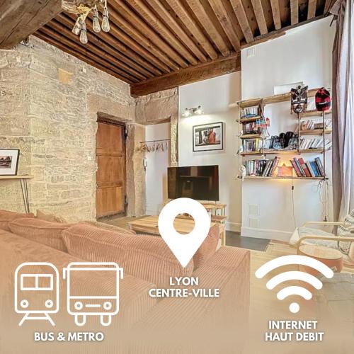 1st Arrondissement Apartment | Le Cocon Canut - Lyon Hypercentre