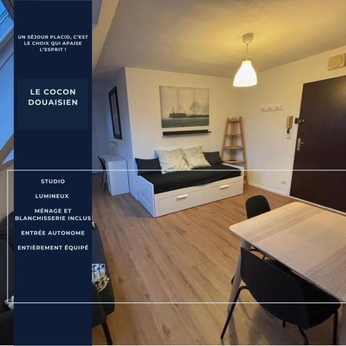 Douai Apartment | Le Cocon Douaisien, Appartement 28 m² centre Douai