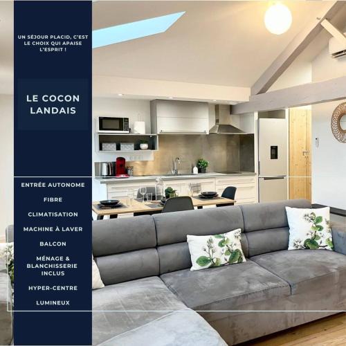 Mont-de-Marsan Apartment | Le Cocon Landais - Clim - Balcon - Central - Spacieux - Lumineux