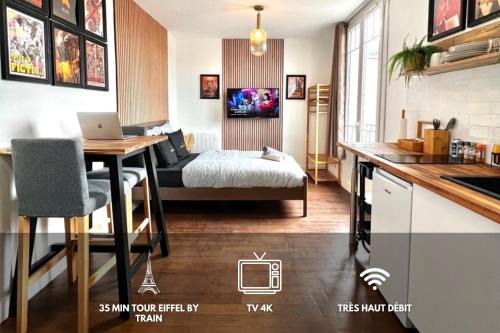 Saint-Gratien Apartment | Le Cocon proche Paris JO 2024 Centre-ville