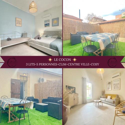 Miramas Apartment | Le Cocon - Rénové, Clim, Terrasse, WIFI, Hypercentre, 5 personnes