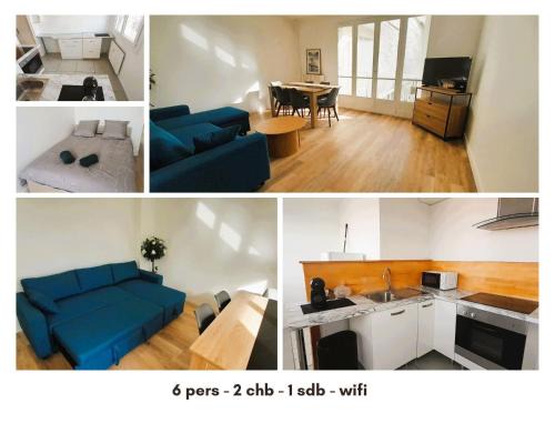 Chateauroux Apartment | Le Combanaire - 4-6 pers- wifi- parking