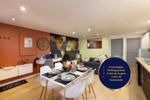 Bram Apartment | LE CONCORDE-WIFI-Clim-Parking-3étoiles-OcKeys