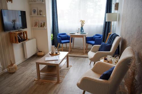 Cabourg Apartment | Le Coquillage Bleu - Élégance marine à Cabourg