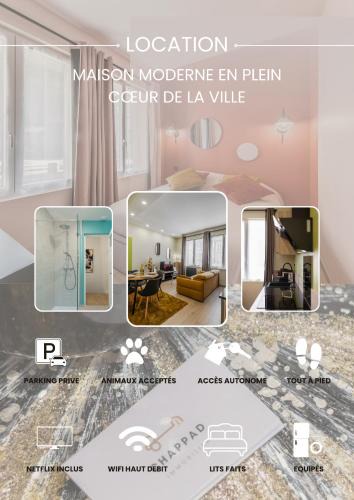 Le Treport Apartment | Le Cotin des Cordiers 2, F2 hypercentre, avec parking