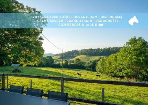 Roiville House | Le Cottage des Trotteurs - Vue - Calme - Gîte équestre