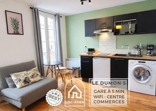 Agen Apartment | LE DUMON 5 - Studio lumineux et calme - Centre ville à pied