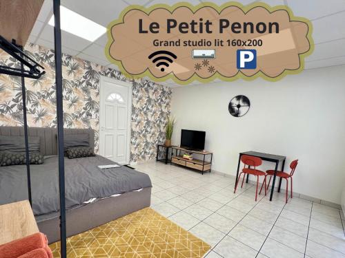 Saint-Georges-les-Baillargeaux Apartment | Le petit Penon ~ T1 Bis avec parking/clim/Fibre