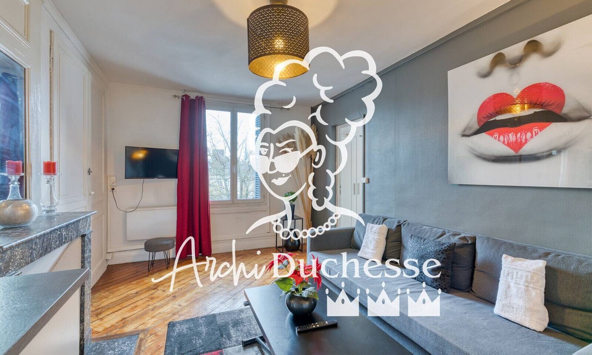 Coteaux Ouest Apartment | Le French Kiss, F2 rénové, hyper-centre de Rouen