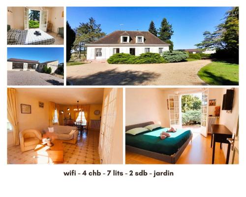Sainte-Fauste House | Le gite du Brossat 10 pers jardin wifi