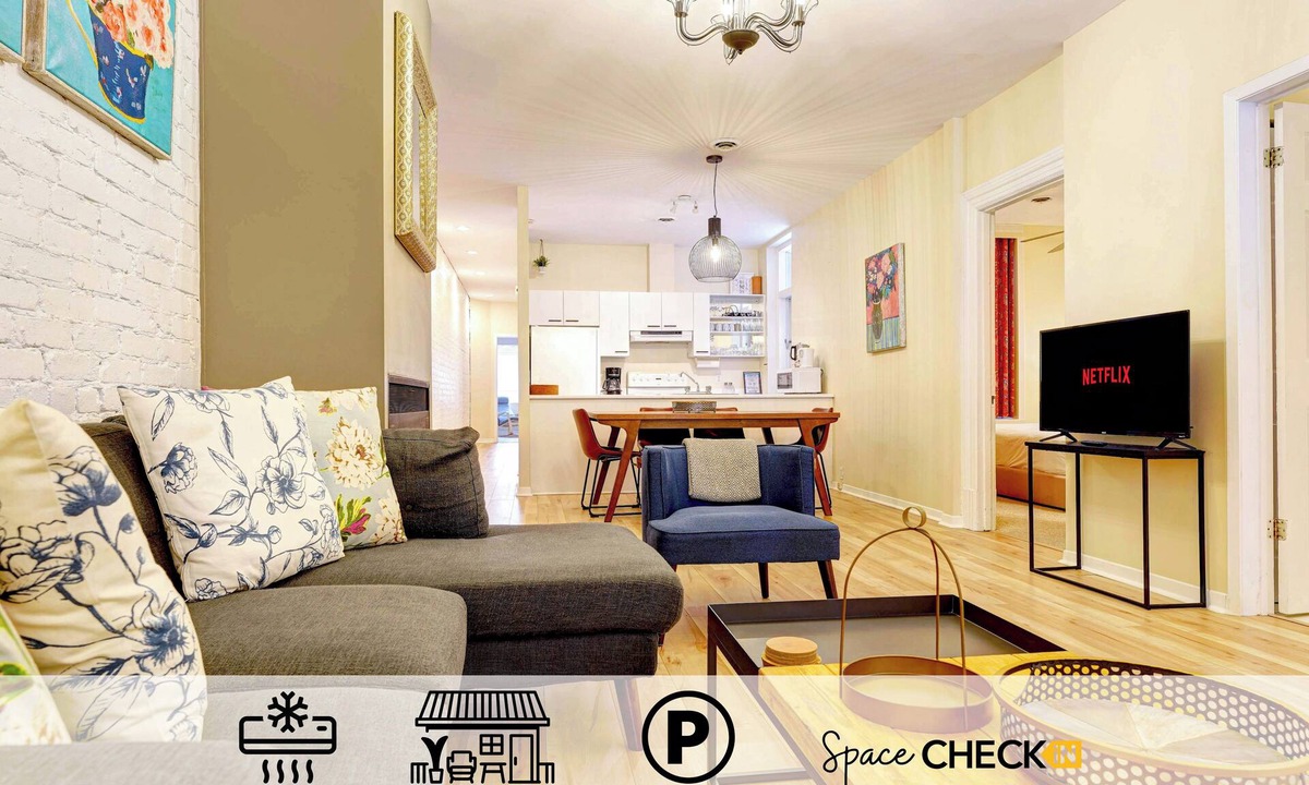 Milton Park Apartment | Le Grand MTL ✦ Charming ♥ Terrace ☼ Parking