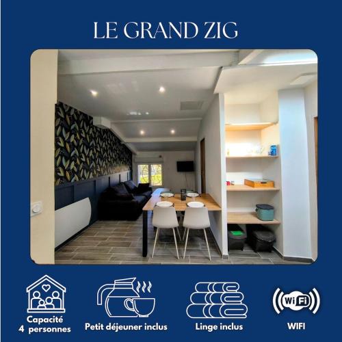 Treize-Vents Apartment | Le Grand Zig - Petit déjeuner, piscine, 10mn du Parc