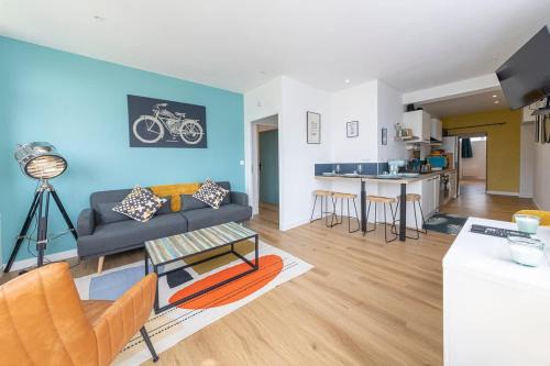 Saint-Jacques-de-la-Lande Apartment | Le Green, appartement rénové, 4 chambres et jardin