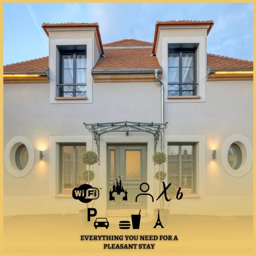 Germigny-l'Eveque Villa | Le Jardin de Marie - Disney 30 min - Clim & Wifi