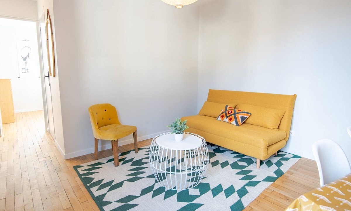 Amboise Apartment | Le Jaune - Appartement lumineux centre Amboise