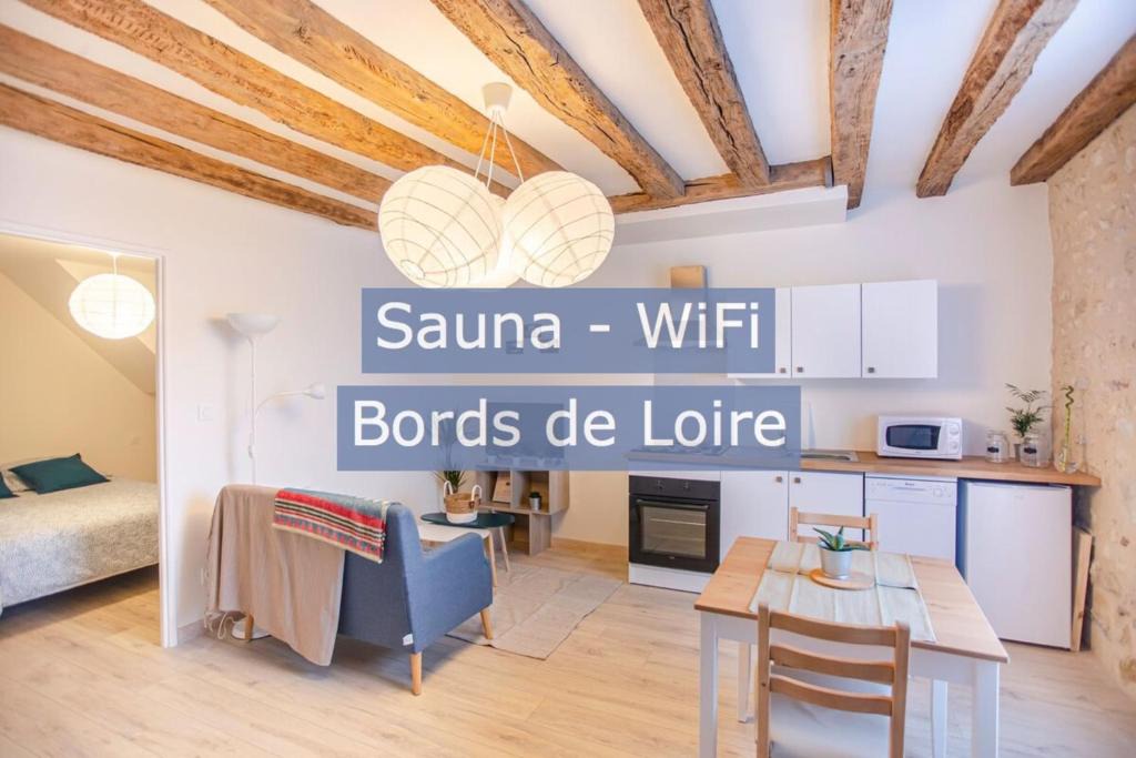 Amboise Apartment | LE LÉONARD Échappée Amboisienne avec sauna partagé