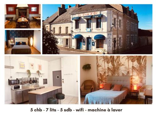 Ecueille House | Le Lion d'Or 5 chb 14 pers wifi