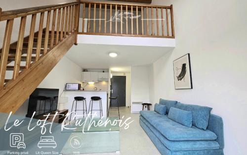 Onet-le-Chateau Apartment | Le Loft Ruthénois - Parking, lit XL et Wifi