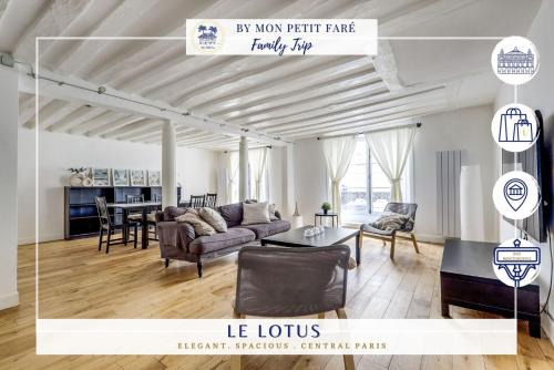 Gaillon Apartment | Le Lotus - Spacieux & Central - by Mon Petit Faré