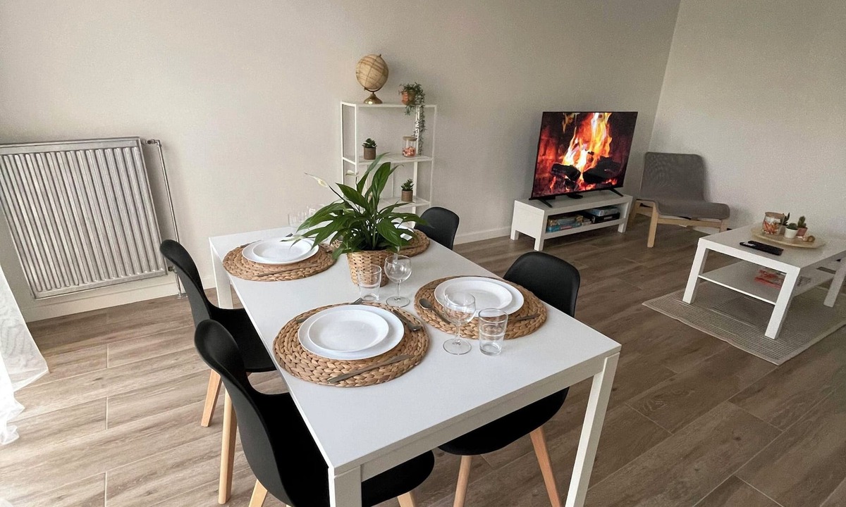 Le Mee-sur-Seine Apartment | Le Lumineux : Gare Proche - Boisson Chaude - Wifi
