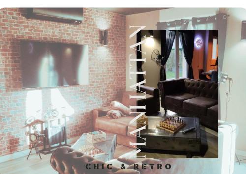 Brasles Apartment | LE MANHATTAN Authentique maison climatisée 78 m2