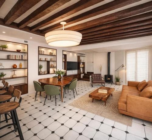Quartier de la Folie-Mericourt Apartment | Le Marais - Premium family apartment for 6