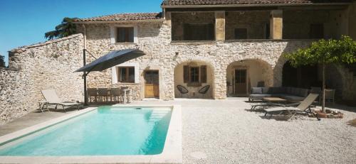 Pougnadoresse Villa | Le Mas des 3 Roches proche d'Uzès