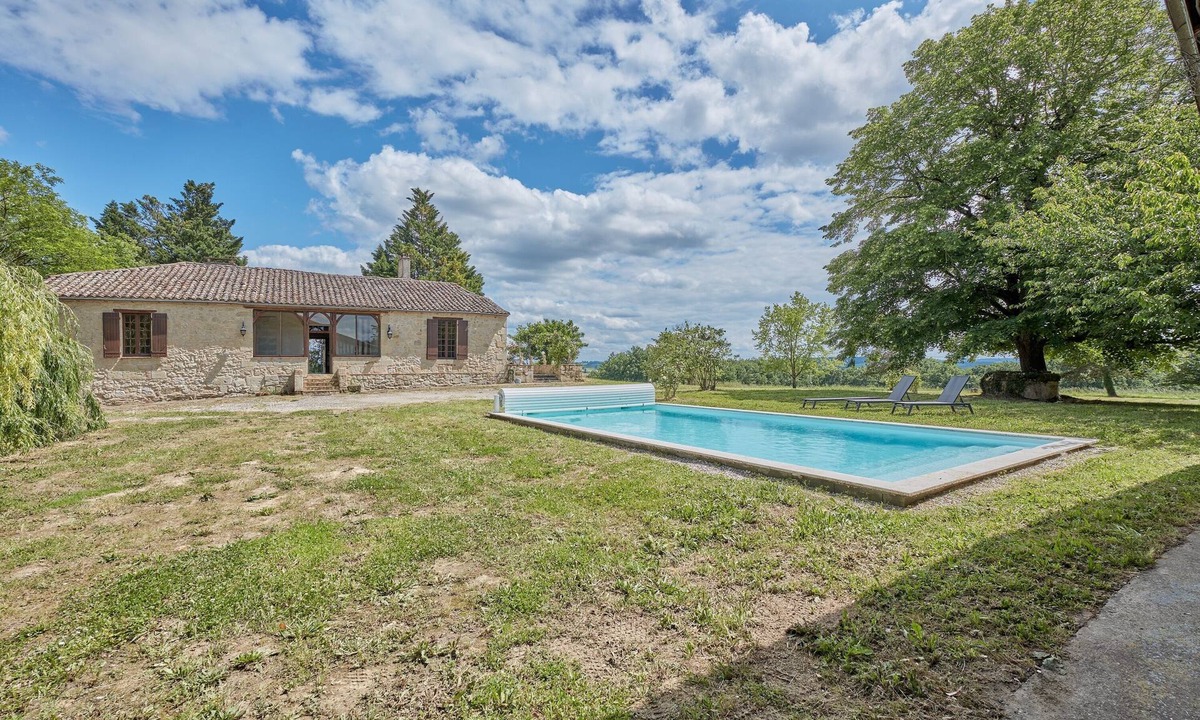 Tombeboeuf House | Le Moutou - Maison avec piscine