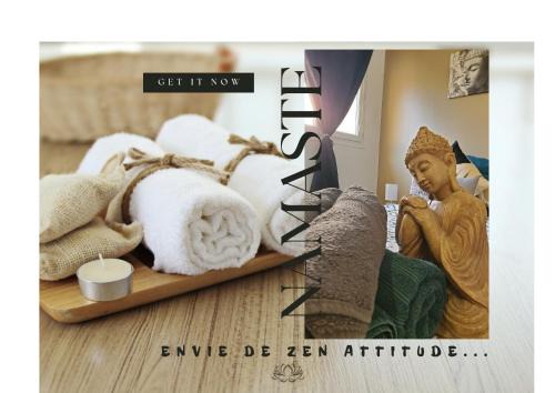 Brasles Apartment | LE NAMASTE Charmante maisonnette climatisée de 45 m2