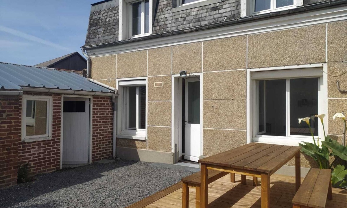 Fecamp House | Le Nid Colas", south courtyard/bicycles available