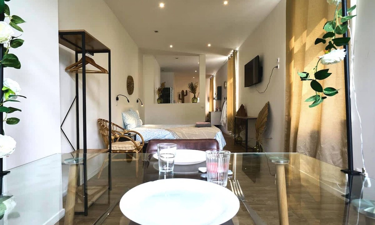 Tourcoing Apartment | Le nid Douill Baln o Proche Gare