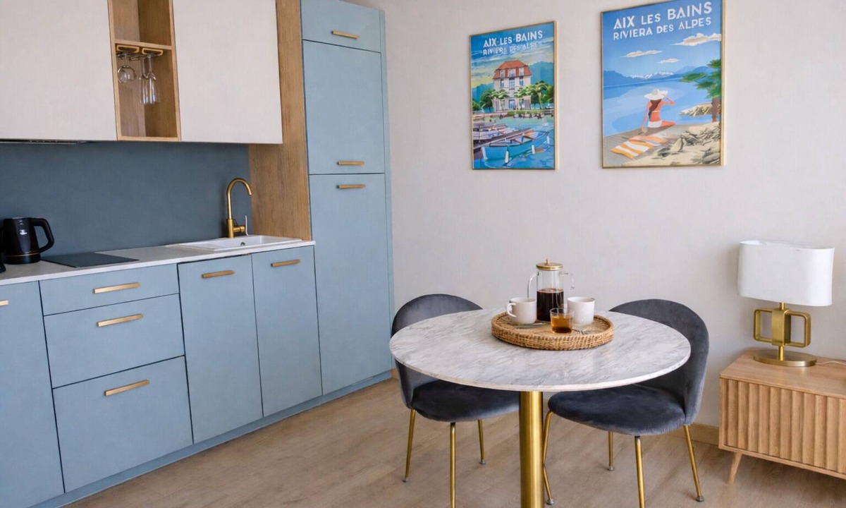 Aix-les-Bains Apartment | Le Nouveau Rivage (T2 lake view)