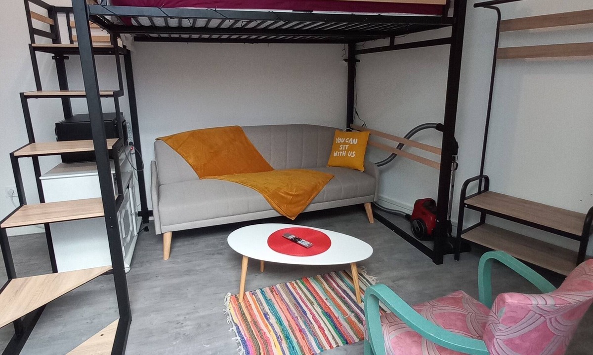 Agen Apartment | LE ONE, Studio in the heart of Agen, fireplace