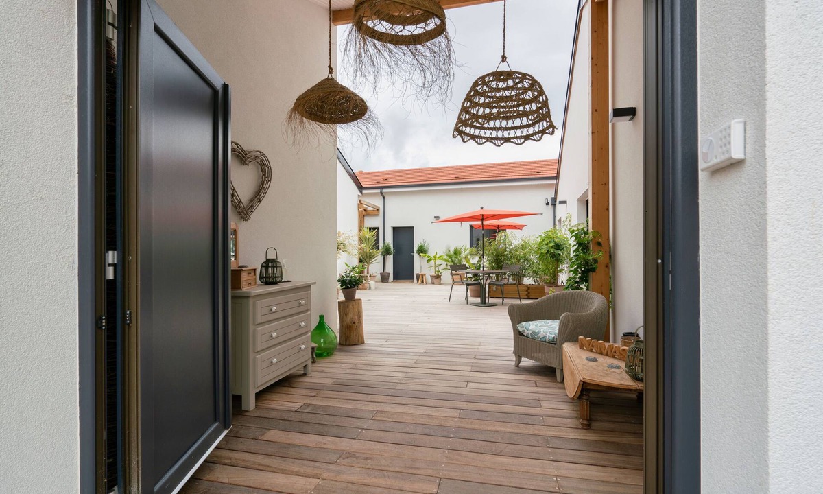 Servigny-les-Sainte-Barbe House | Le patio d'Oscar