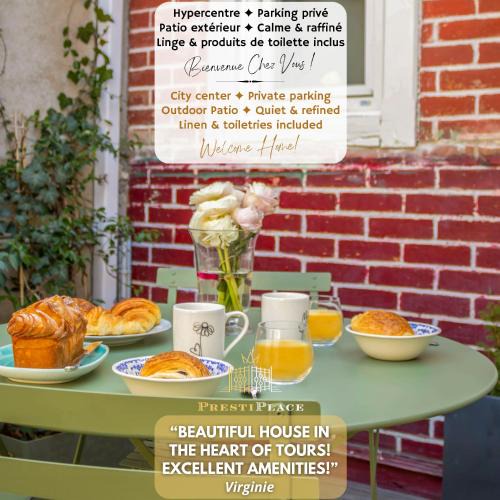 Tours City Centre Villa | Le Patio des Arts - By PrestiPlace