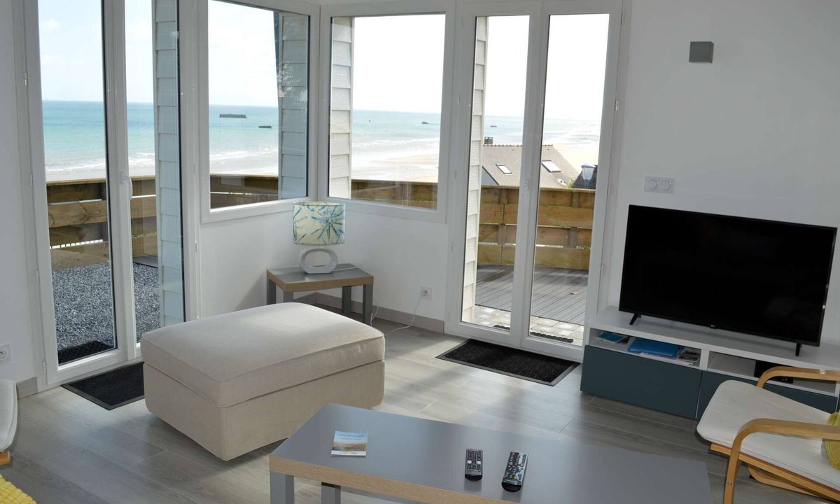Saint-Come-de-Fresne House | Le Perchoir Avec vue Mer, à 300m de la Plage