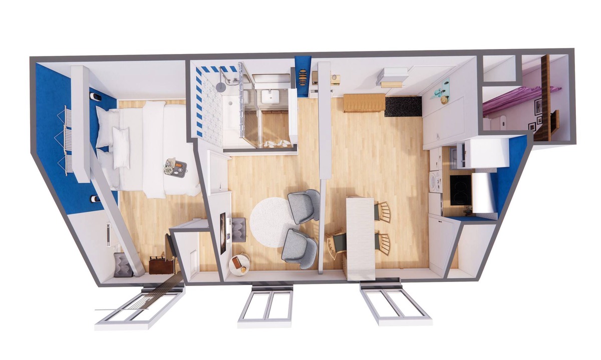 Bagneres-de-Luchon Apartment | Le Perchoir, with parking, opposite the thermal baths