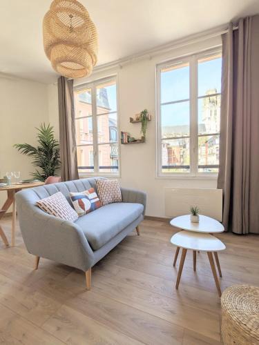 Rouen City Centre Apartment | Le Perchoir - Studio vue imprenable - Hypercentre