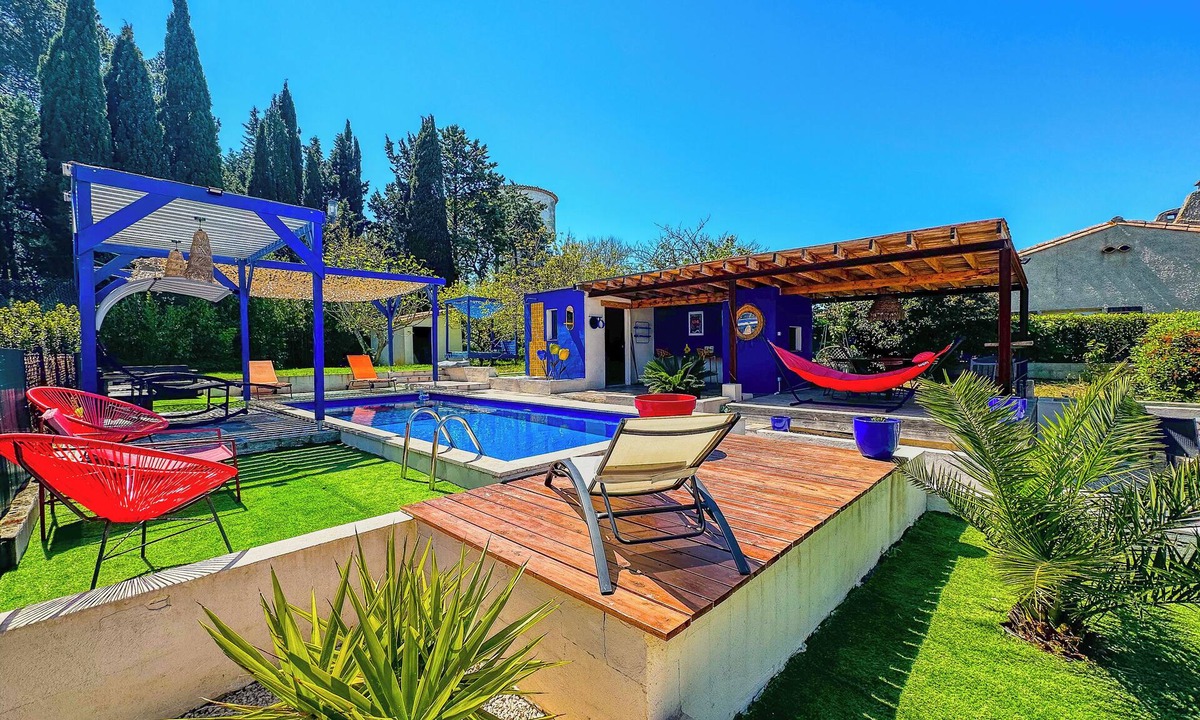Lavalette Villa | Le Petit Majorelle Français, Swimming pool Garden Terrace, near city center.