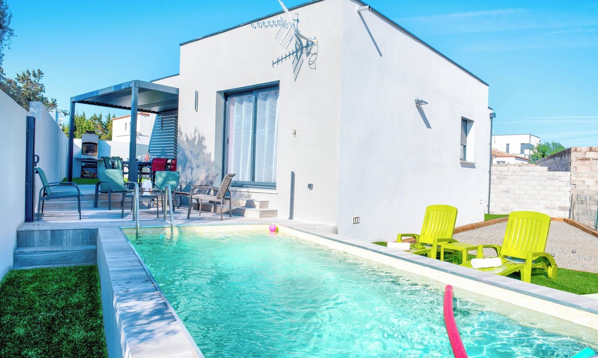 La Palme House | Le Rêve Bleu: Mediterranean oasis in La Palme