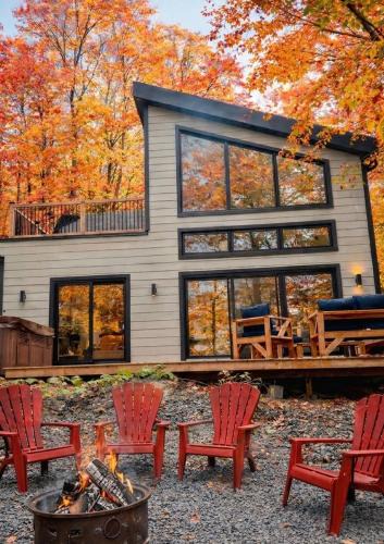 Lac-des-Plages Ski Chalet | Le Vünik, Lac des Plages entre Tremblant Montebello