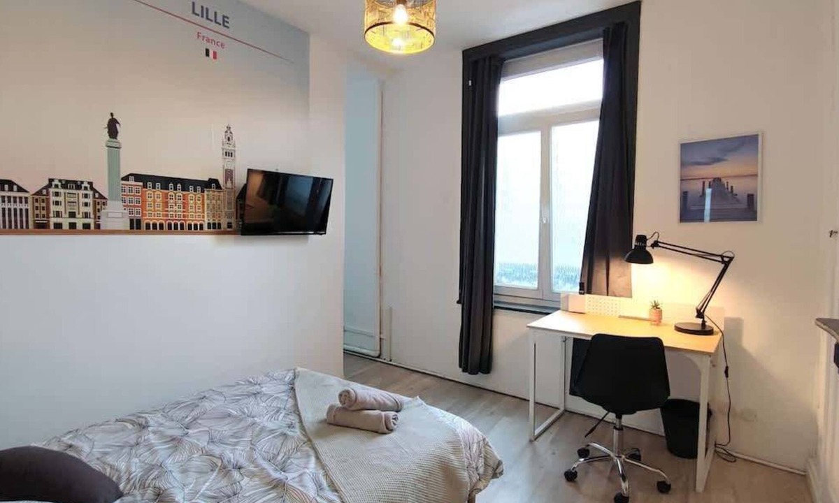Roubaix Apartment | Le Vaillant, Studio Moderne, wifi