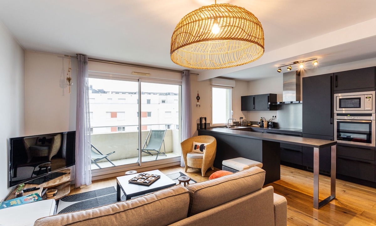 Arsenal-Redon Apartment | Le ViLoNa - T3 moderne avec parking privé